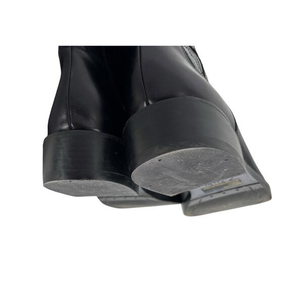 Clarks Marquette Silk Black Leather Boots Size 9M Equestrian Riding Classic - Picture 10 of 14